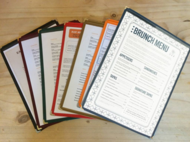 Clipper Menu Covers